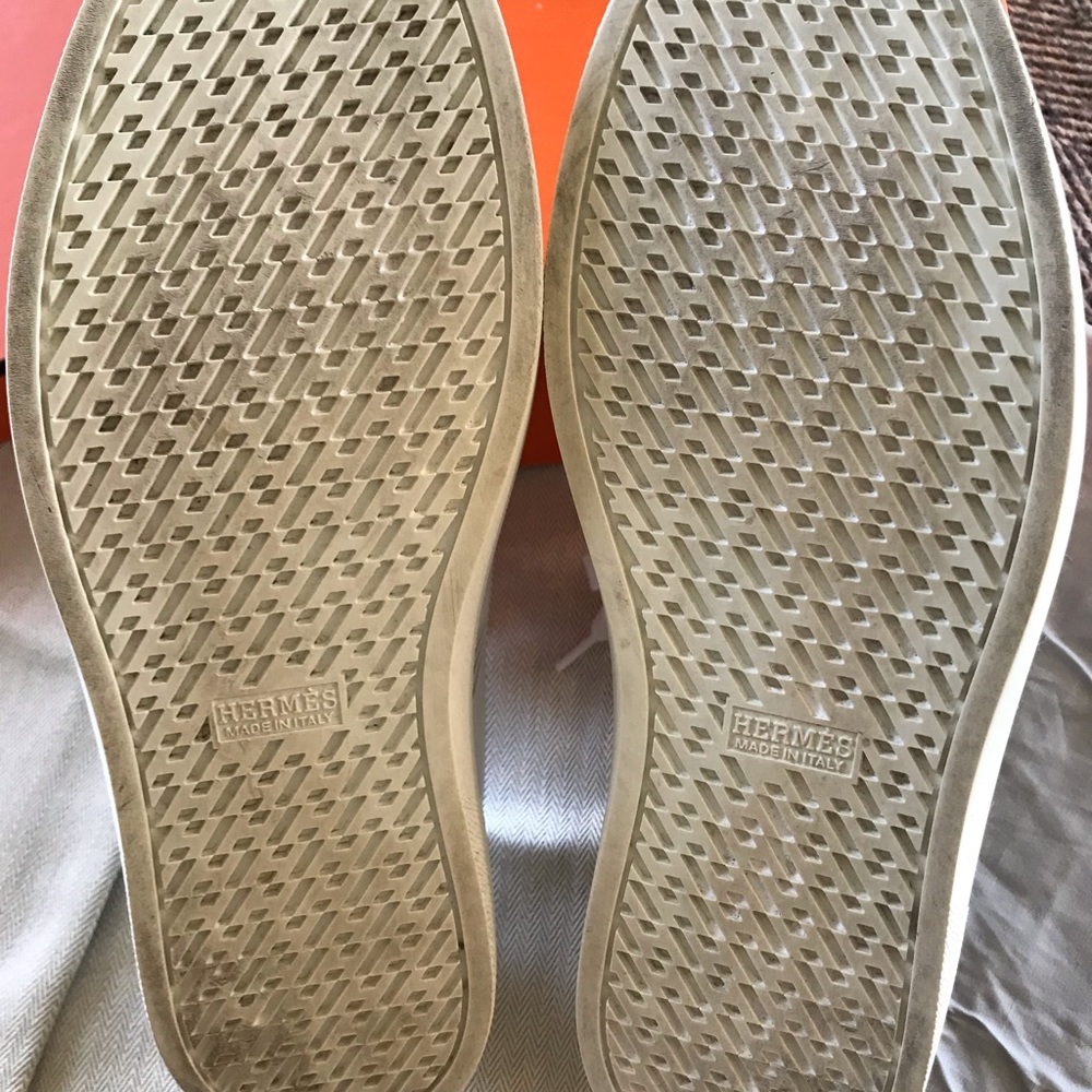 Hermes Avantage sneakers white/silver (argent) 39.5 EU - Picture 11 of 14